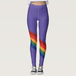 Rainbow Color Stripes Regenbogen Regenbogenfarben Leggings