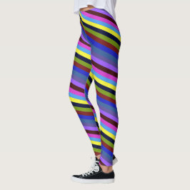 Rainbow Color Stripes Regenbogen Regenbogenfarben Leggings