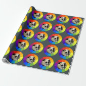 Rainbow Color Wheel Cadeaupapier (Uitgerold)