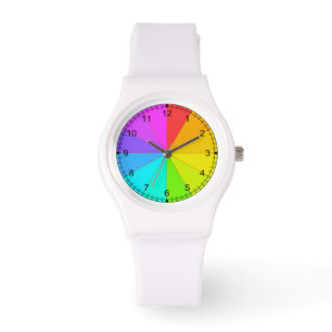 Rainbow Color Wheel Watch Horloge