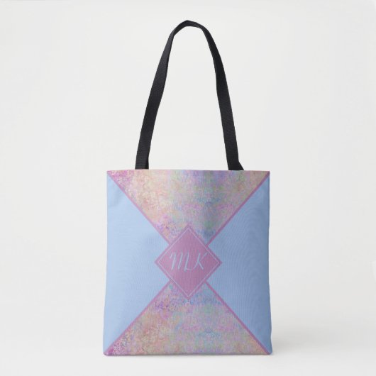 Rainbow Colorblock Tote Bag (Voorkant)