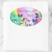 RAINBOW COLORED ENVELOPE SEAL STICKERS (Tas)