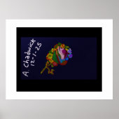 Rainbow Colored Floral Poster (Voorkant)