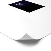 Rainbow Colored Floral Poster (Hoek)