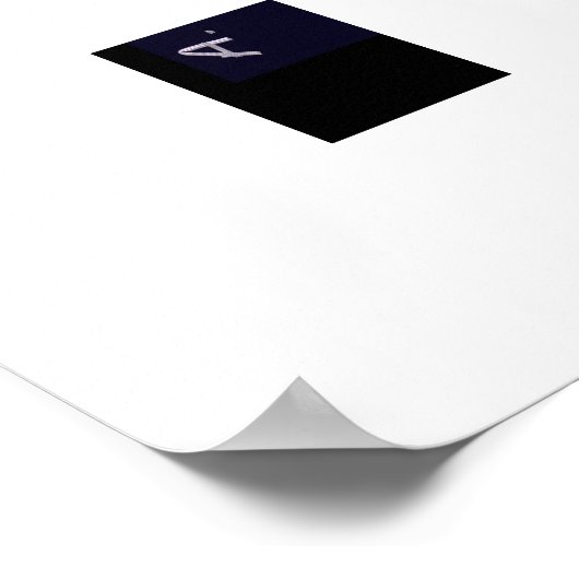 Rainbow Colored Floral Poster (Hoek)