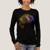 Rainbow Colored Floral Tri-Blend Shirt (Voorkant)