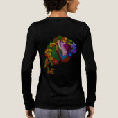 Rainbow Colored Floral Tri-Blend Shirt (Achterkant)