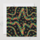 Rainbow Colored Seurat Style Pointillism Pattern Kaart (Voorkant)