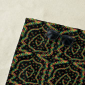 Rainbow Colored Seurat Style Pointillism Pattern Strandlaken (In situ)