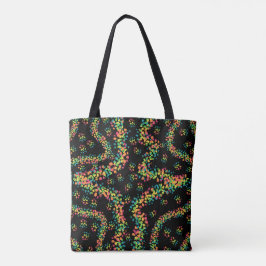 Rainbow Colored Seurat Style Pointillism Pattern  Tote Bag