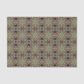 Rainbow Colored String Rope Pattern Art Tissuepapier (Voorkant)