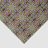 Rainbow Colored String Rope Pattern Art Tissuepapier (Detail)