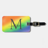 Rainbow Colorful Bagagelabel (Voorkant horizontaal)