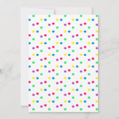 Rainbow Colorful Birthday Kaart (Achterkant)