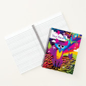 Rainbow Colorful Funky Fox Notitieboek (Binnen)