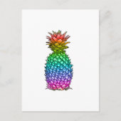Rainbow Colorful Pineappel Briefkaart (Voorkant)