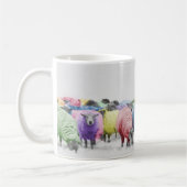 Rainbow Colorful Sheep Koffiemok (Links)