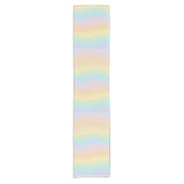 Rainbow Colorful Table Runner Korte Tafelloper (Voorkant)