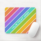 Rainbow Colors aangepast mousepad Muismat (Met muis)