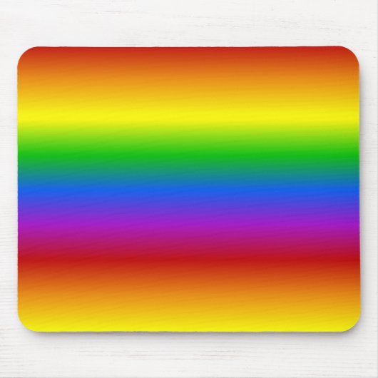 Rainbow Colors aangepast mousepad Muismat (Voorkant)