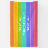 Rainbow Colors aangepaste banners (Verticaal)