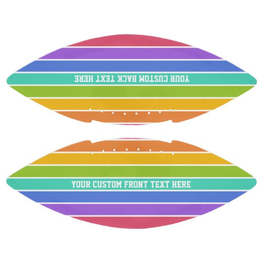 Rainbow Colors custom football (Panelen)