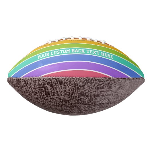 Rainbow Colors custom football (Gedraaid 90)