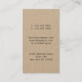 Rainbow Colors Life Coach Kraft Visitekaartje (Achterkant)