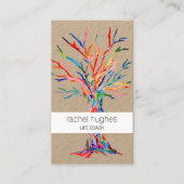 Rainbow Colors Life Coach Kraft Visitekaartje (Voorkant)