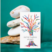 Rainbow Colors Life Coach Visitekaartje