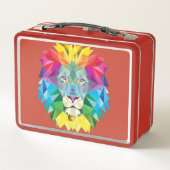 Rainbow Colors Lion Head (Achterkant)