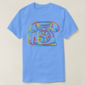 Rainbow Colors oude  telefoon T-shirt (Design voorkant)