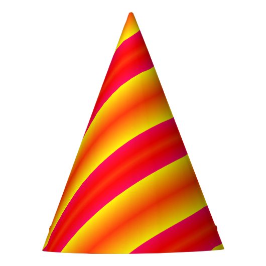 Rainbow Colors Party Pet Feesthoedjes (Voorkant)