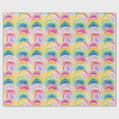 Rainbow Colors Pattern Cadeaupapier (Vlak)