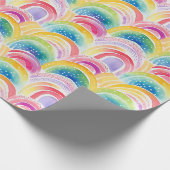  Rainbow Colors Pattern  Cadeaupapier (Hoek)