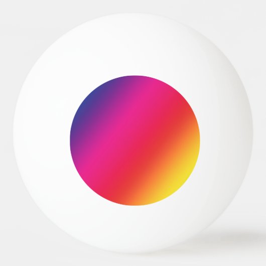 Rainbow Colors Ping Pong Ball (Achterkant)