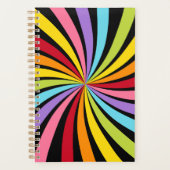 Rainbow Colors Print Planner Notebook (Voorkant)