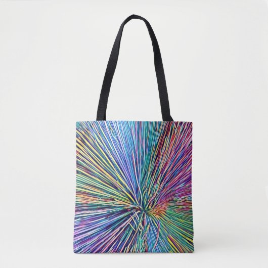 Rainbow Colours Plant overal Print Canvas tas (Voorkant)