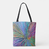 Rainbow Colours Plant overal Print Canvas tas (Achterkant)