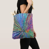 Rainbow Colours Plant overal Print Canvas tas (Dichtbij)