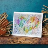 Rainbow Community Heart Art Print Plaques Fotoplaat (Zijkant)
