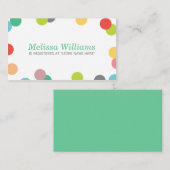 Rainbow Confetti Baby shower Registry Insert Kaart (Voorkant / Achterkant)