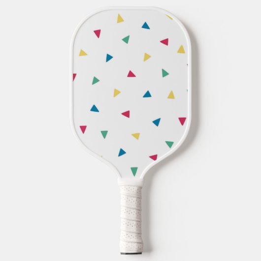 Rainbow Confetti Pickleball Paddle (Voorkant)