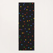 Rainbow Confetti Polka Dot Dubbelzijdig Yogamat (Achterkant)