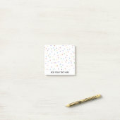 Rainbow Confetti Polka Dot Post-it® Notes (Op bureau)