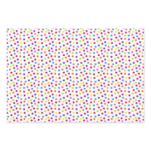 Rainbow Confetti Polka Dots Name Birthday