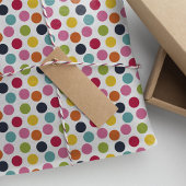 Rainbow Confetti Polka Dots Tissuepapier