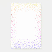 Rainbow Confetti Post Post-it® Notes (Voorkant)