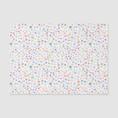 Rainbow Confetti Waterverf Stippen Tissue Paper Tissuepapier (Voorkant)