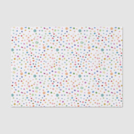 Rainbow Confetti Waterverf Stippen Tissue Paper Tissuepapier